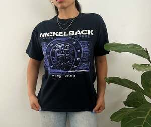 Vintage 2009 Nickelback Dark Horse Tour T-Shirt